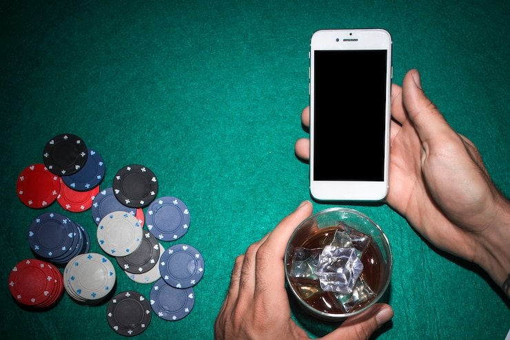 Ilustrasi inovasi teknologi dalam platform hiburan online yang aman dan modern